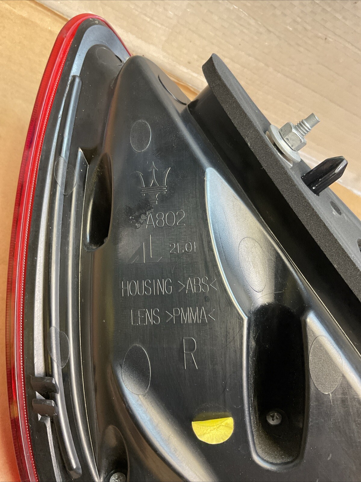 MASERATI QUATTROPORTE REAR RIGHT SIDE OUTER TAILLIGHT LIGHT LAMP OEM 2014-2020