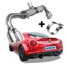 Scarico sportivo duplex Bastuck con accessori Alfa Romeo 4C incl. Spider 2x85 mm ciascuno