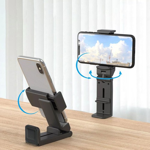 Universal Airplane in Flight Phone Mount 360° Rotating Desk Phone Holder ClampWZ - Picture 3 of 20