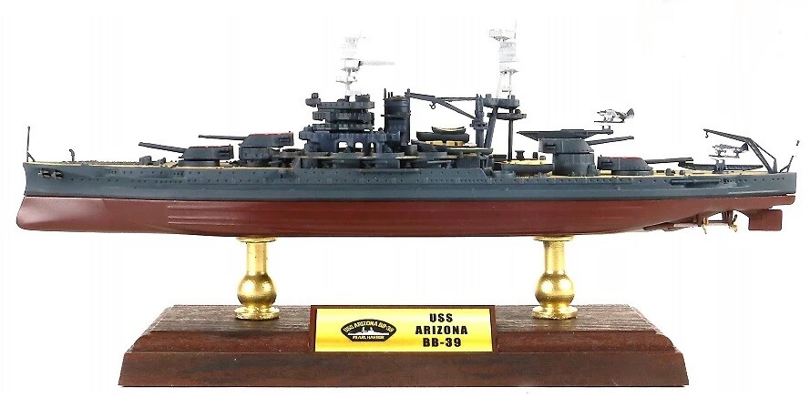 USS   Arizona  BBー39   1941    。1/200 1/200 Trumpeter USS Arizona BB39 Battleship 1941 - Squadron.com
