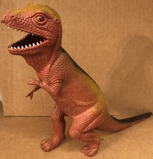 Vintage Tyrannosaurus Rex T-Rex Made In Hong Kong 10 Inches Tall