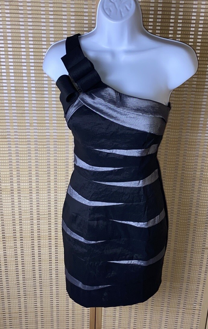 betsy and adam one shoulder dress Evangeline Taffeta with its charming ruffles and a one Betsy & Adam Women's Asymmetric-Neck