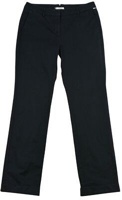 Aigle Chino Pants Women's Size 40 Straight Leg Dark Gray Regular Fit Trousers