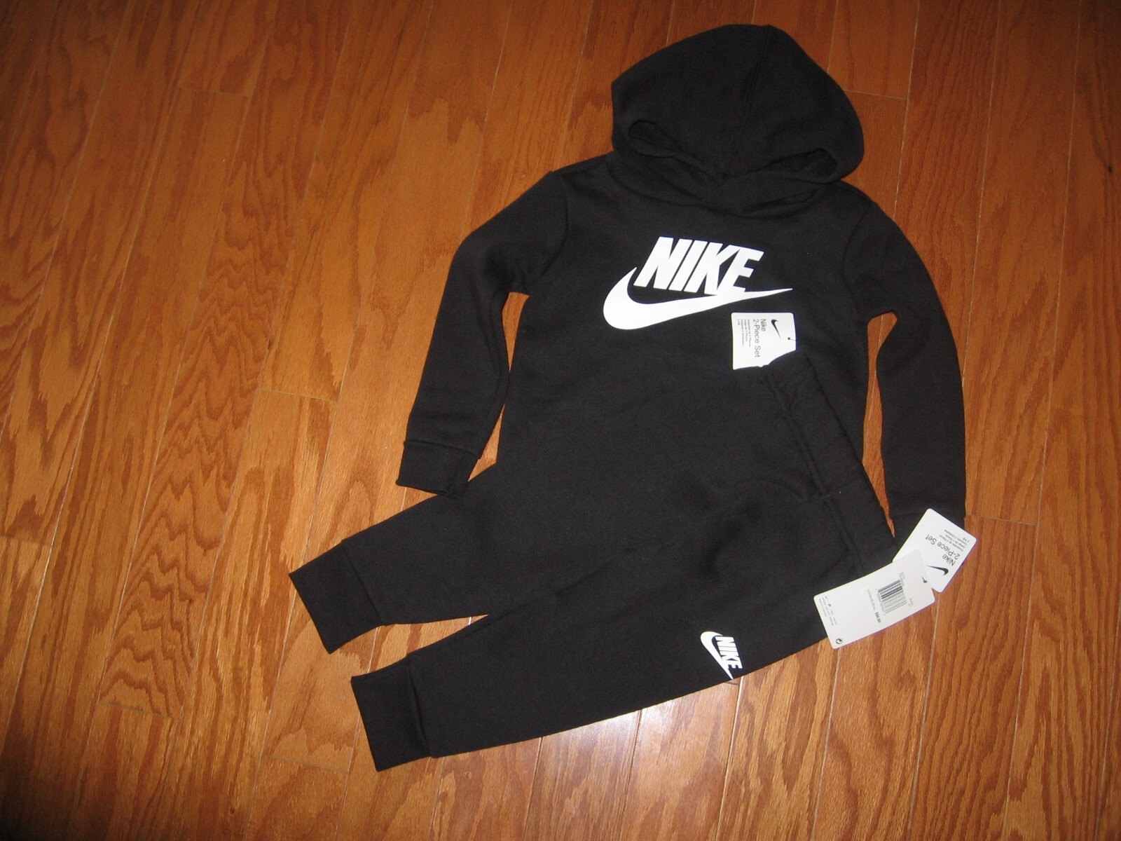 Nike Boys Pullover Hoodie &  Jogger Pants Set 2T/3T/4T NWT image 2