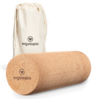 Ergotopia Faszienrolle | ökologische Fitnessrolle aus Kork | Massagerolle