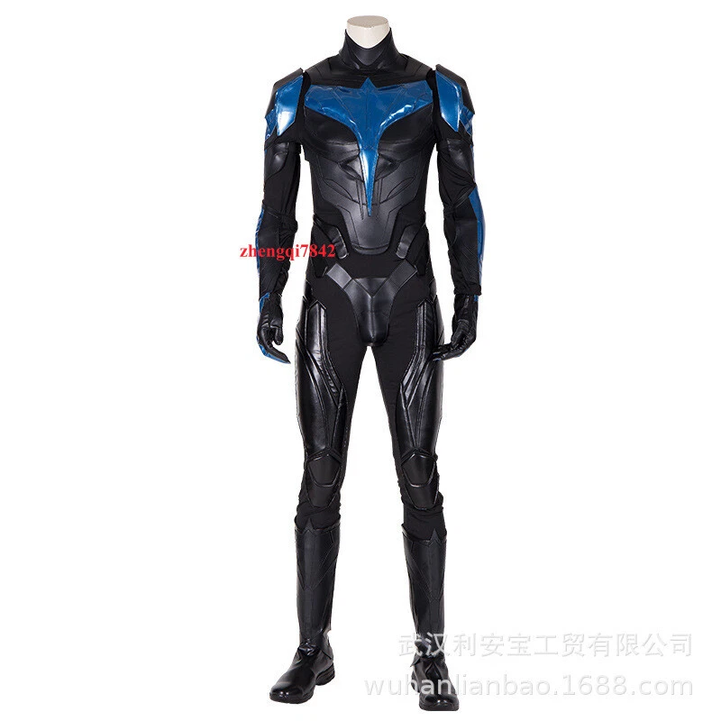Titans Nightwing Men Halloween Cosplay Costume Dick Grayson Armor Suit Prop Gift - Image 4 of 4