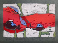 Klaus Fussmann, farbenprächtiges Meisterwerk einfach spitze Mohn