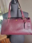 VINTAGE ETIENNE AIGNER BURGUNDY LEATHER DOCTORS BAG SATCHEL 