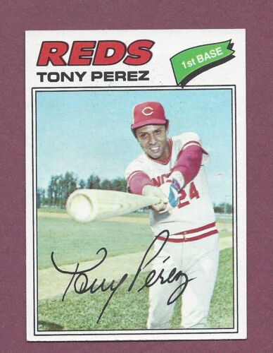 SHARP PACK FRESH 1977 TOPPS BASEBALL #655 TONY PEREZ HOF .99 SHIP X020