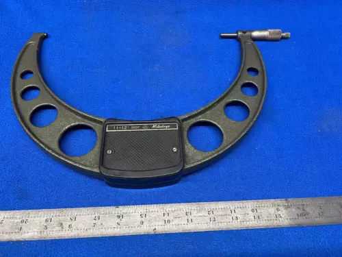 11-12" Mitutoyo Micrometer                        Q-671