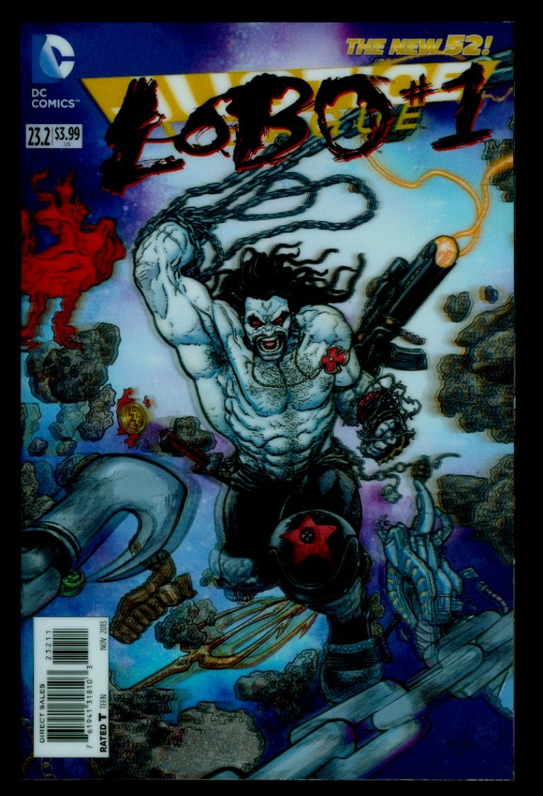 DC Comics New 52 JUSTICE LEAGUE #23.2 LOBO Cover NM/M 9.8 | eBay