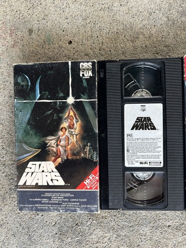 Star Wars Trilogy VHS 1984 1986 CBS Fox Red Label - Picture 3 of 8