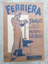 ANTICO SPARTITO MUSICALE FERRIERA ENTRA ALTRE FOTO ,