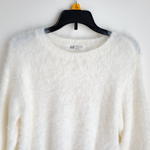 H\u0026M Fuzzy Pullover Sweater Girls 10-12Y 