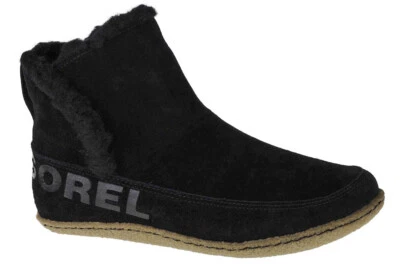 chaussures d'hiver Femme, Sorel Nakiska Bootie, Noir - Photo 1/4
