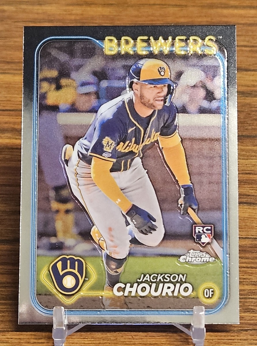 2024 Topps Chrome Jackson Chourio RC Rookie #161 Milwaukee 2024 Topps Chrome Jackson Chourio RC Rookie #161 Milwaukee