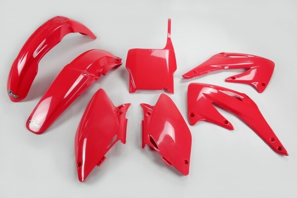 Kit Kunststoffverkleidungen Honda CRF 450 R 2004 Rot Ufo Plast-image