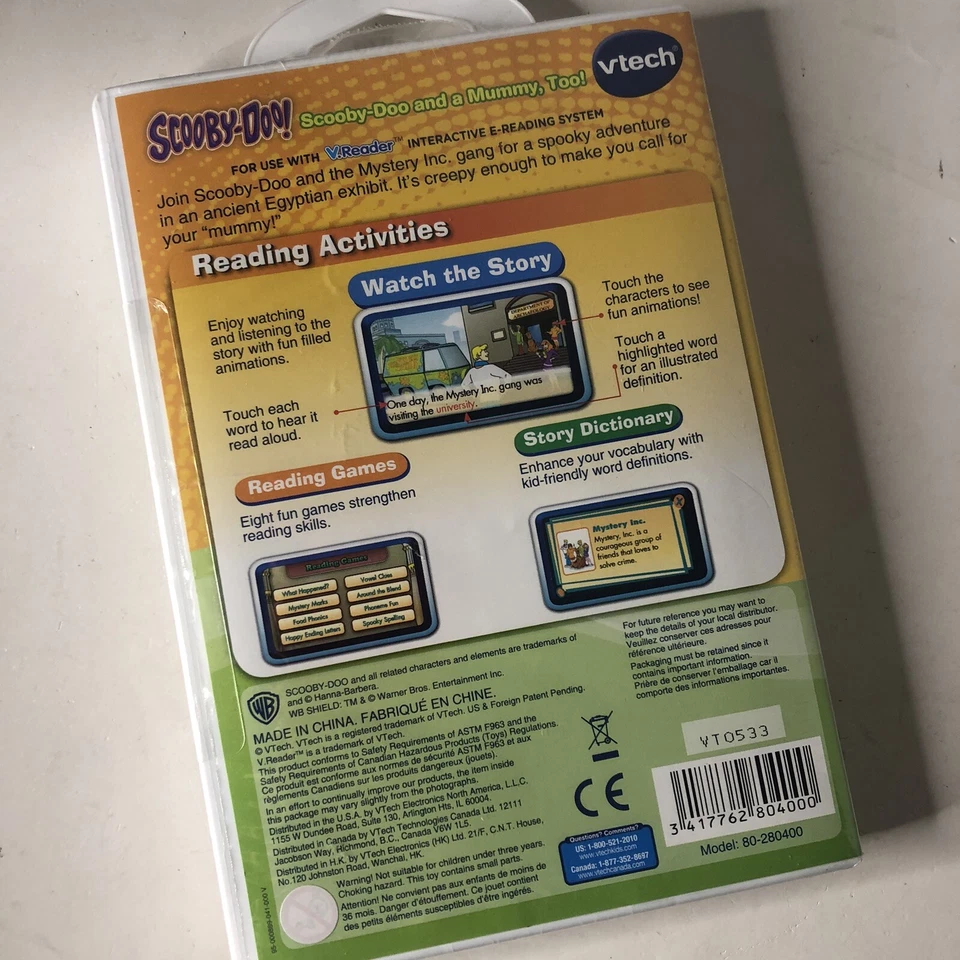 vtech V.Reader Interactive E-Reading Cartridge Tangled KF Panda 2 Cars Scooby Do - Image 3 of 4