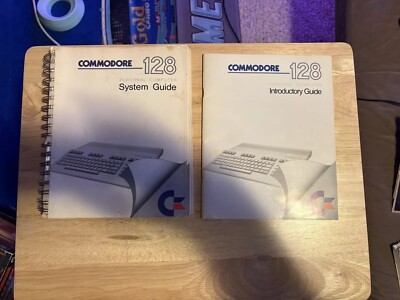 Commodore 128 Manuals And System Diskette Gatefold No Disks