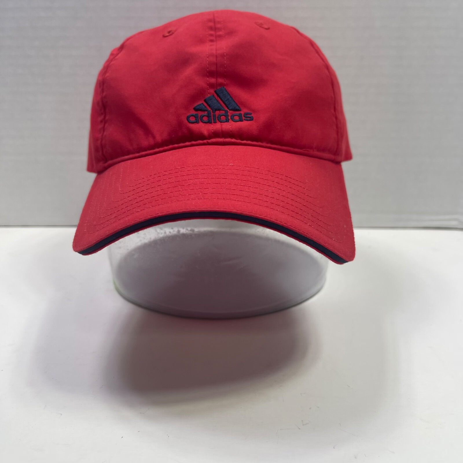 Adidas Hat Red Adjustable Strapback Lightweight D… - image 3