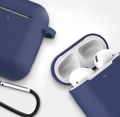 New Earpod Silicone Case Cover Protective for Apple Airpods Charging Case Clip - Picture 1 of 23
