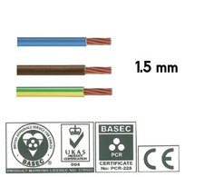 Single Core Conduit Cable 6491X Blue Brown Earth Yellow Green Wire 1.5 2.5 4 mm
