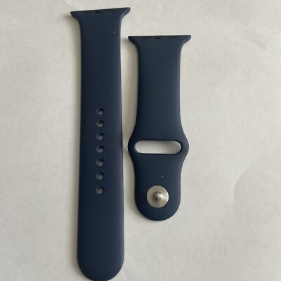 Genuine OEM Apple Watch Sport Band 42mm 44mm 45mm Midnight Blue M
