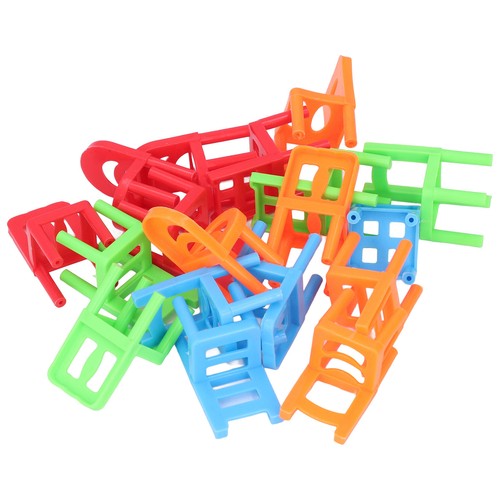 36 Stacking Chairs Game Family Board Balancing Toy Game for Kids Chairs Toys Set