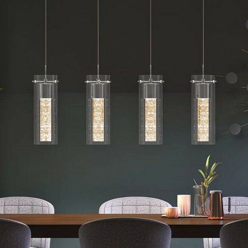 4-Light Integrated LED Pendant 29 in., made by AA CANADA - Picture 5 of 13