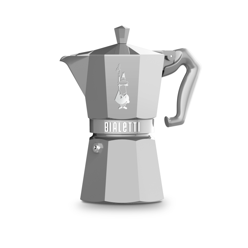 Bialetti Moka Exclusive Express Silver Cup Aluminium Coffee