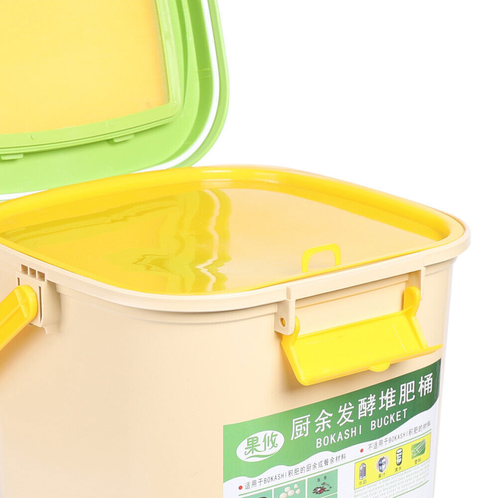 21L Kitchen Food Waste Bokashi Bucket Recycle Composter Compost Bin eBay