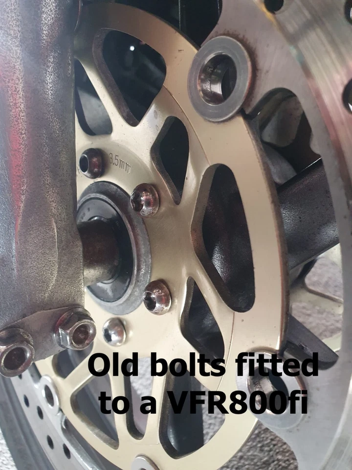 Honda VFR800fi 50th Anniversary front disc bolt M6 x 17mm A2 - 70 Stainless x 12 - Image 3 of 4