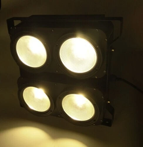 DMX 4x100W COB Blinder light warm white 2in1 400W matrix audience panel Lighting - Image 3 of 4