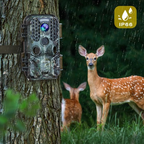 Solar 30MP Game Trail Deer Camera 4K WiFi Bluetooth Wildlife Hunting Game Camera - Picture 3 of 13