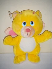 Vintage 1984 Hasbro Wuzzles Butterbear 11" Yellow Bear Stuffed Plush (AS-IS)