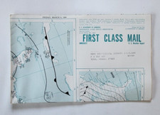 1968 Mar 8 US Daily Weather Map York Continental Airways Department of Commerce