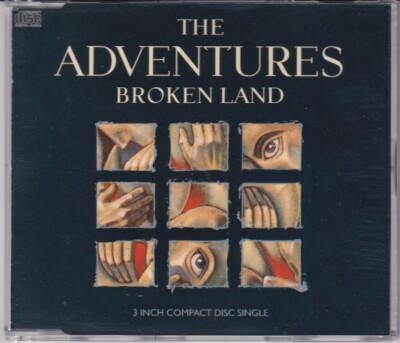 The Adventures   Broken Land - 3 Track 3'' / inch Single CD 1988 Elektra