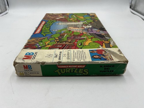 Teenage Mutant Ninja Tortugas MB Juegos Vintage Año 1990 Mirage Studios Pizza - Imagen 18 de 22