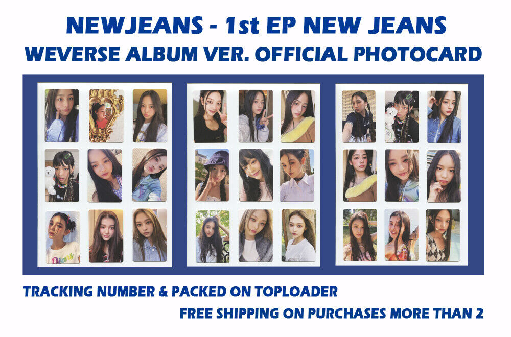 NEWJEANS - NEW JEANS 1st EP BLUEBOOK WEVERSE ALBUMS VER. POB NEWJEANS - NEW JEANS 1st EP BLUEBOOK WEVERSE ALBUMS VER. POB