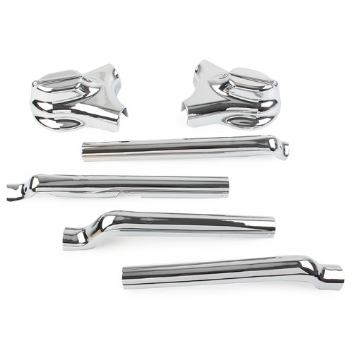 Rear Phantom Swingarm Axle Cover Kit Fit Harley Softail FXST FXSTC FLSTC Chrome - Picture 5 of 6