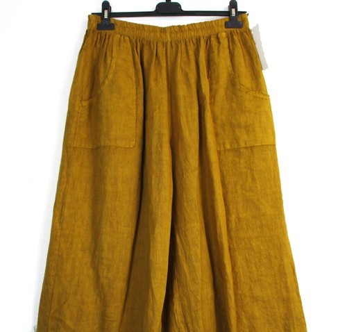 LAGENLOOK100% LINEN CROPPED PANTS IN 9 COLS SIZES :Plus:1(L) Plus 2(XL)Plus3(XXL - Picture 56 of 117