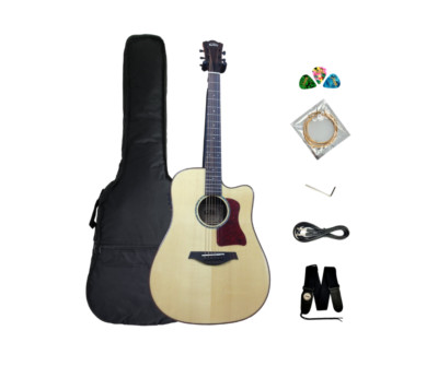 Gosila Solid Spruce Top Acoustic Guitar,Fishman EQ,No Back Bracing|CS801310/CEQ|