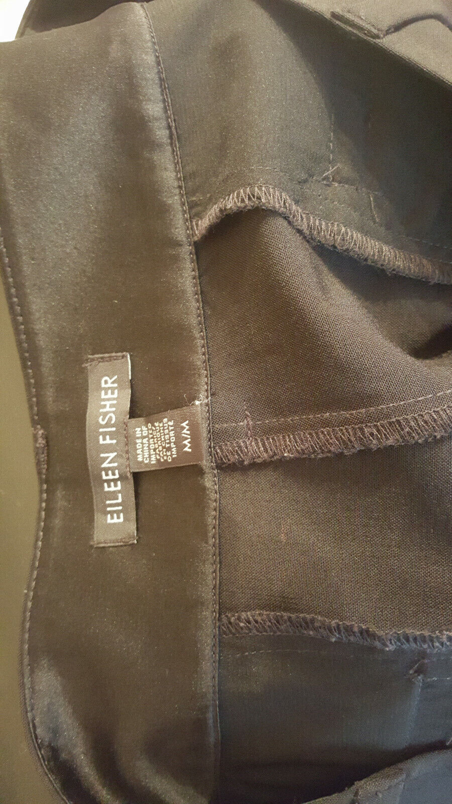 Eileen Fisher Black Size Medium M/M  Pants Trouse… - image 6