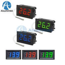 12V Digital Thermometer Temperature Meter K-type M6 Thermocouple Tester