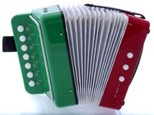 D'Luca Child Button Accordion Mexican Flag