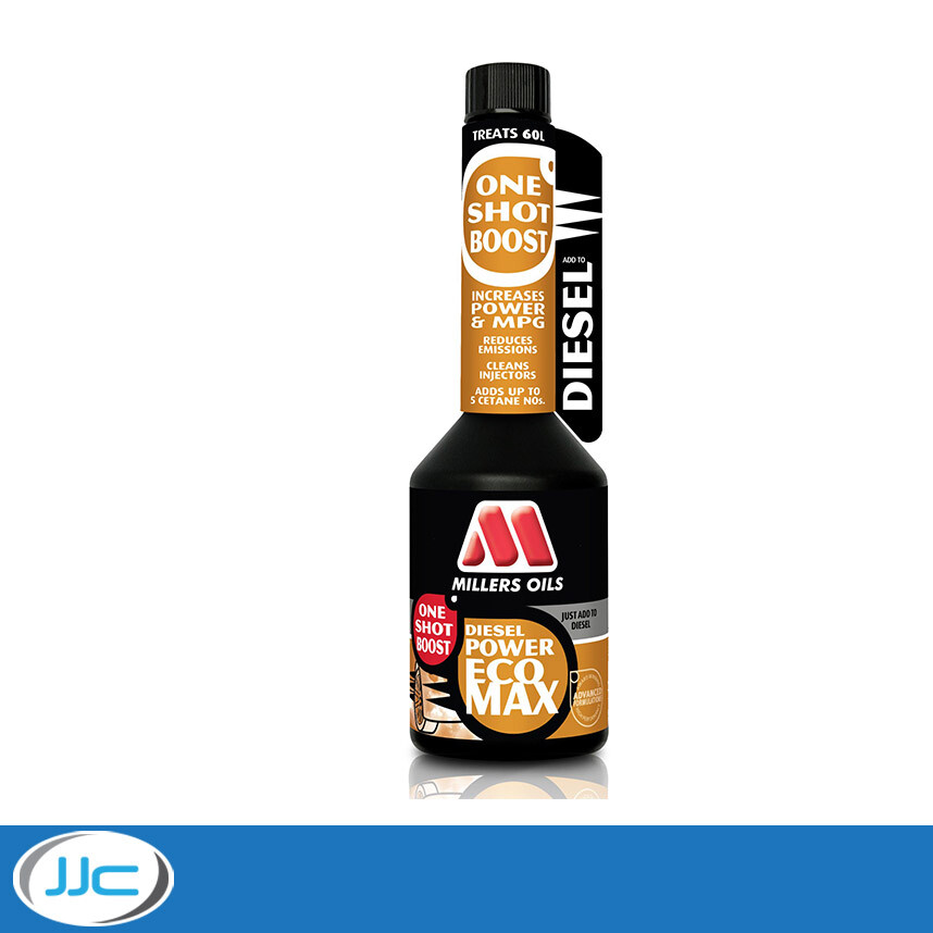 1 x 250ml Millers Oils Diesel Power Eco Max Fuel Additive One Shot