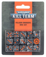 WARHAMMER 40K 40,000 KILL TEAM FELLGOR RAVAGERS DICE SET 103-36 NEW SEALED