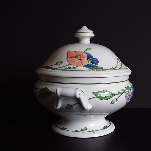 Villeroy @ Boch Germany Amapola pattern Tureen with Lid NEW - Picture 3 of 16