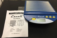    EUC Escali Digital Kg or Lb Postal Scale 6 Pound / 3000 Gram Limit 9v Battery