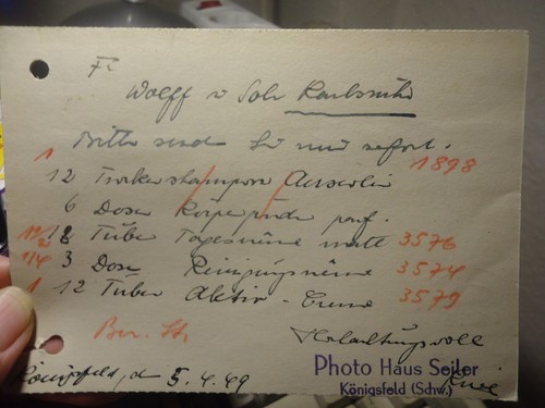 Postkarte Königsfeld / Schwarzwald 6.4.1949 nach Karlsruhe - Bild 3 von 3
